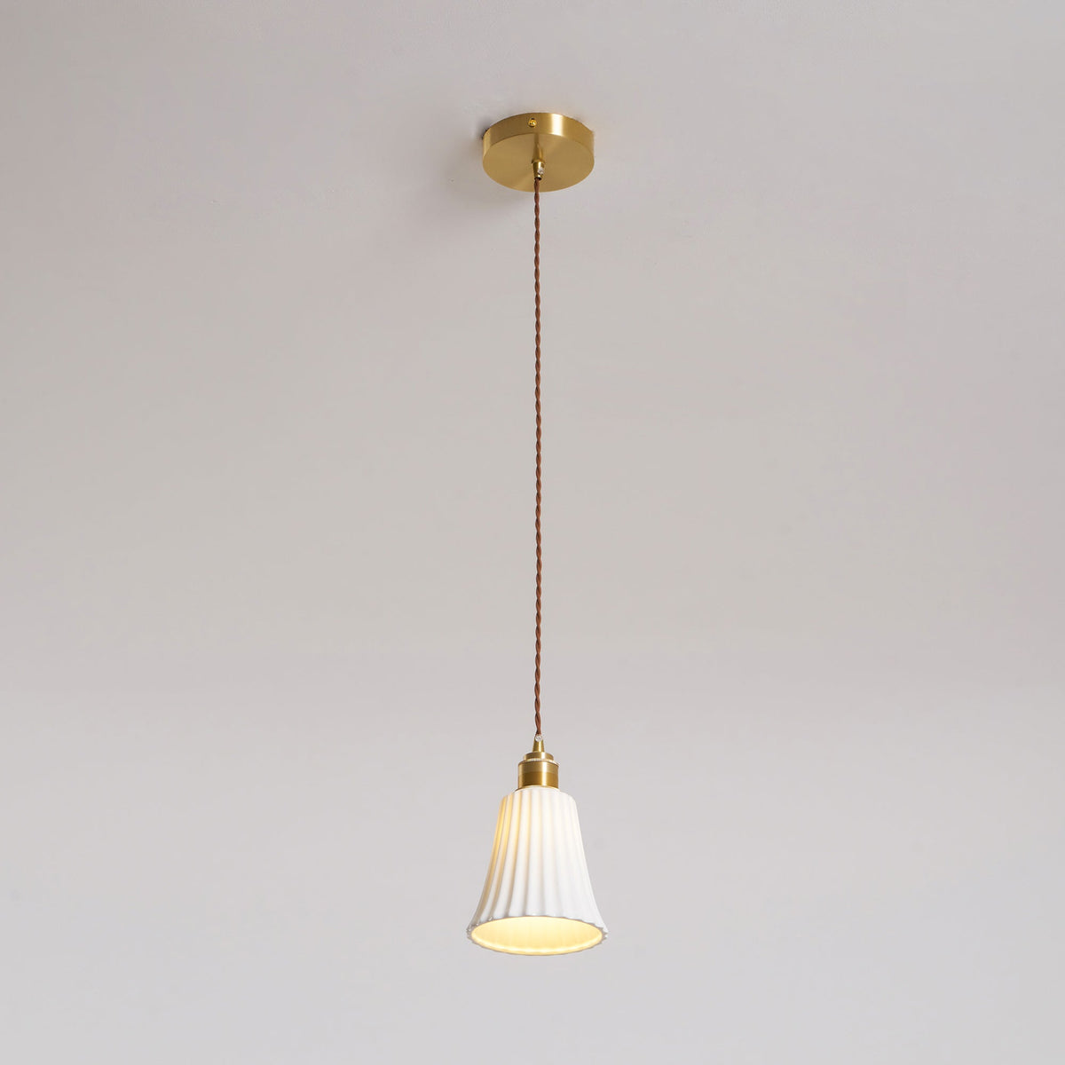 Trumpet Ceramic Pendant Light