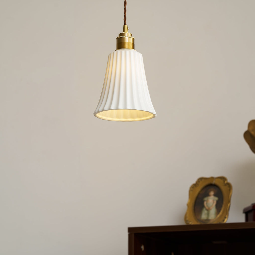 Trumpet Ceramic Pendant Light