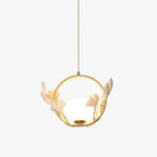 Gingko Halo Glass Pendant Lamp