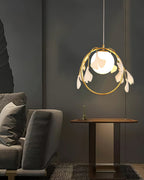 Gingko Halo Glass Pendant Lamp
