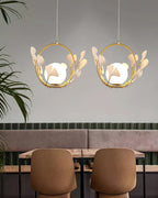 Gingko Halo Glass Pendant Lamp