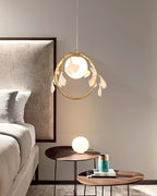 Gingko Halo Glass Pendant Lamp