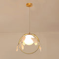 Gingko Halo Glass Pendant Lamp