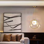 Gingko Halo Glass Pendant Lamp