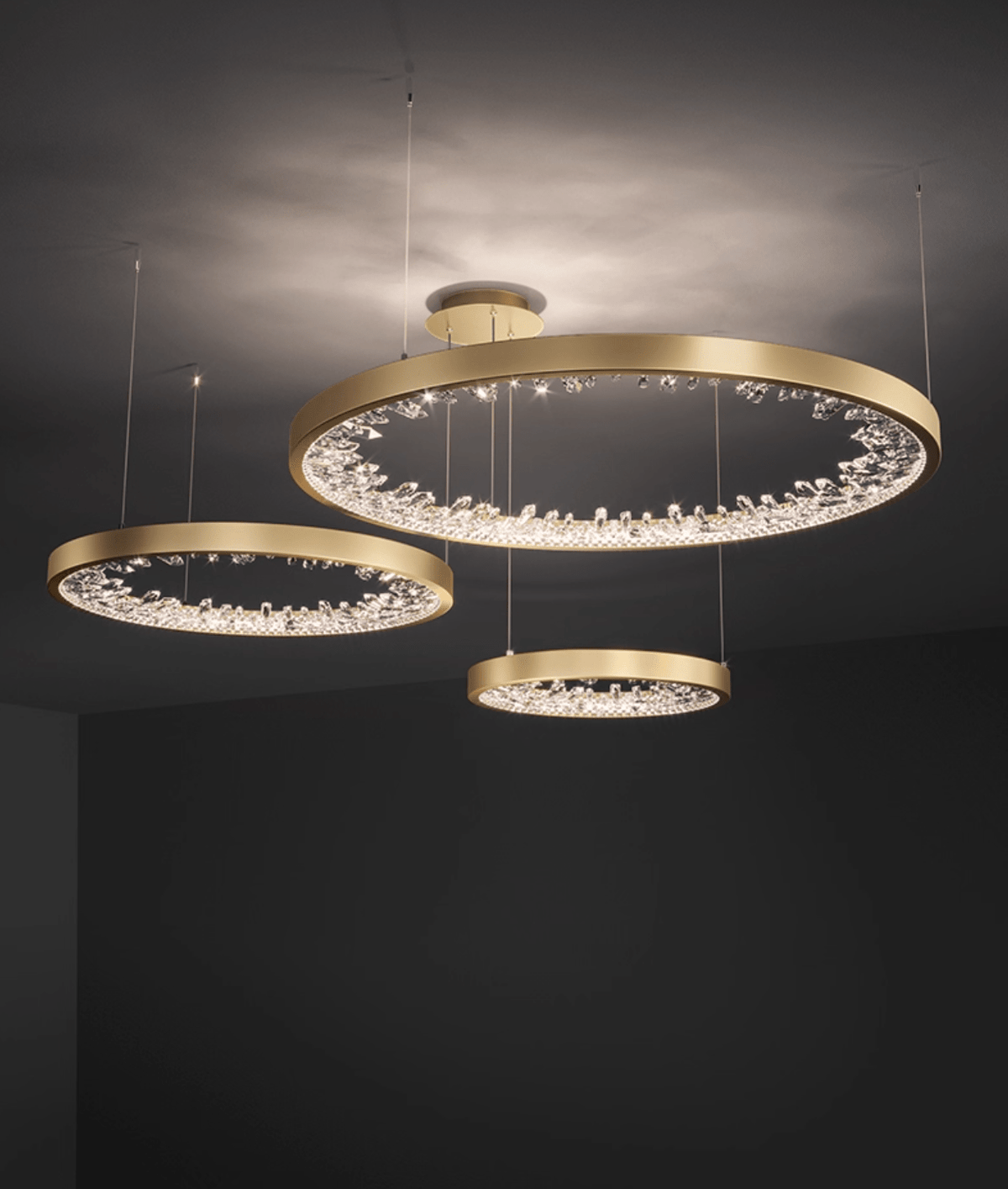 Luxury Circle Crystal Chandelier