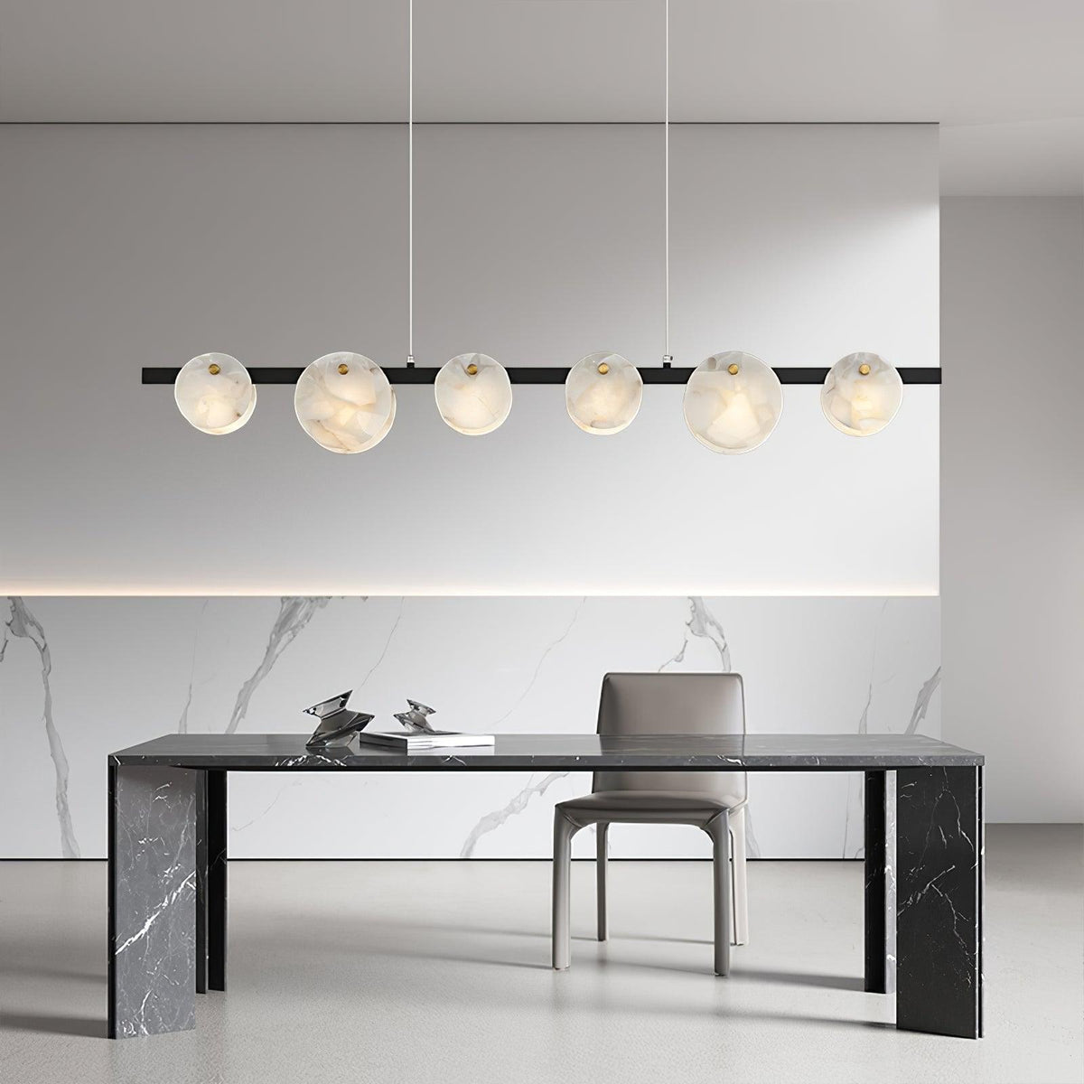 Trinidad Dining Room Alabaster Chandelier