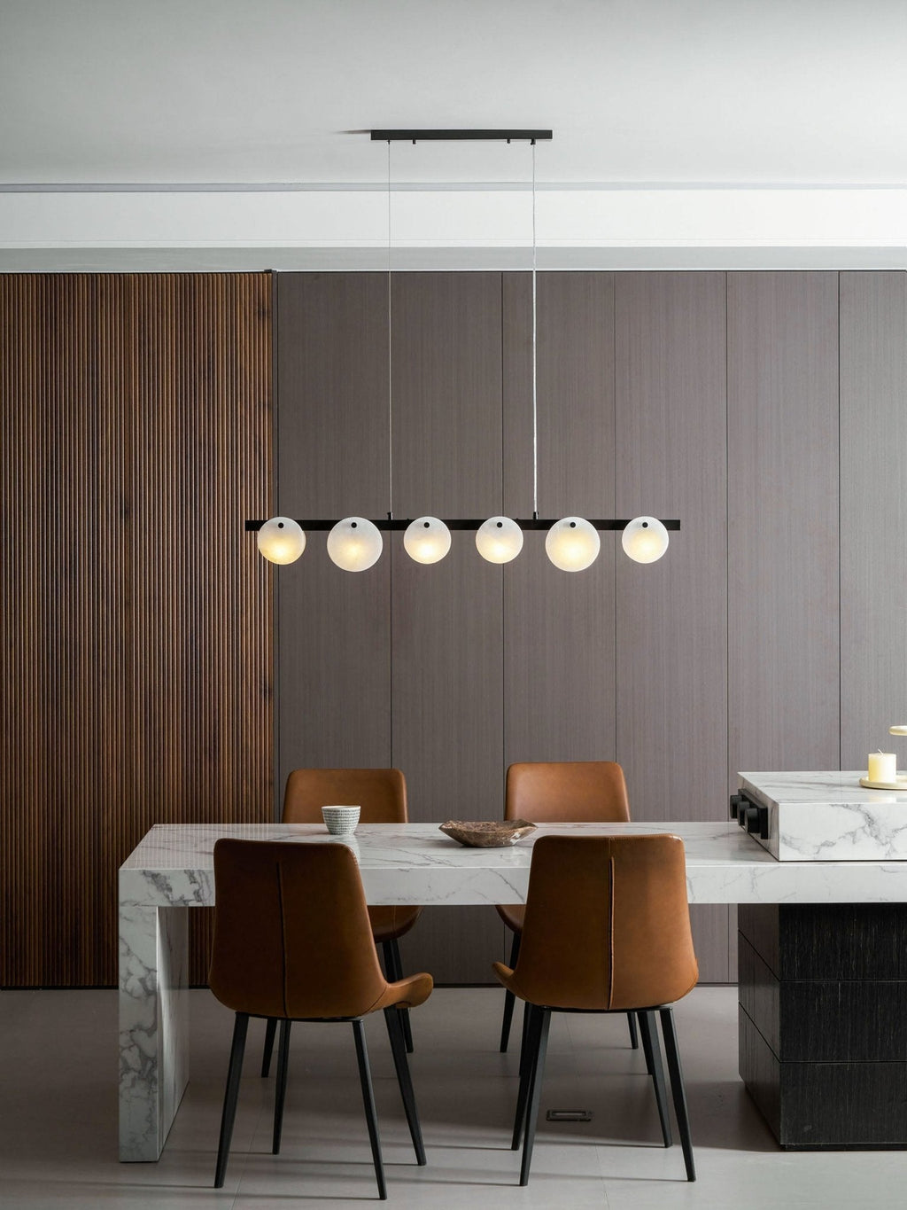 Trinidad Dining Room Alabaster Chandelier