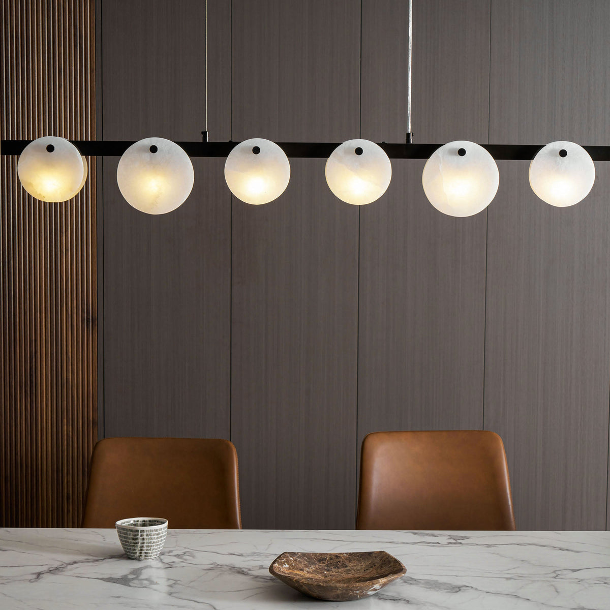 Trinidad Dining Room Alabaster Chandelier