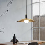 Brass Flared Pendant Lamp