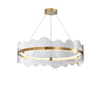 Acrylic Wave Chandelier