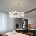 Acrylic Wave Chandelier