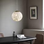 Alabaster Ball Pendant Light