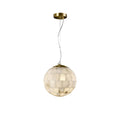 Alabaster Ball Pendant Light