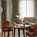 Lunar Dome Alabaster Pendant Light