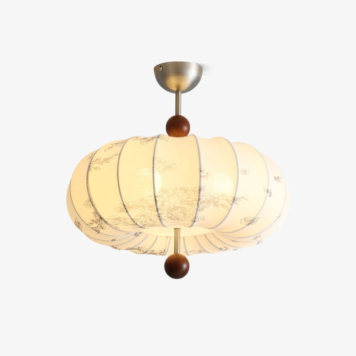 Amaya Fabric Lantern Pendant Light