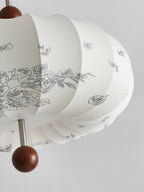 Amaya Fabric Lantern Pendant Light