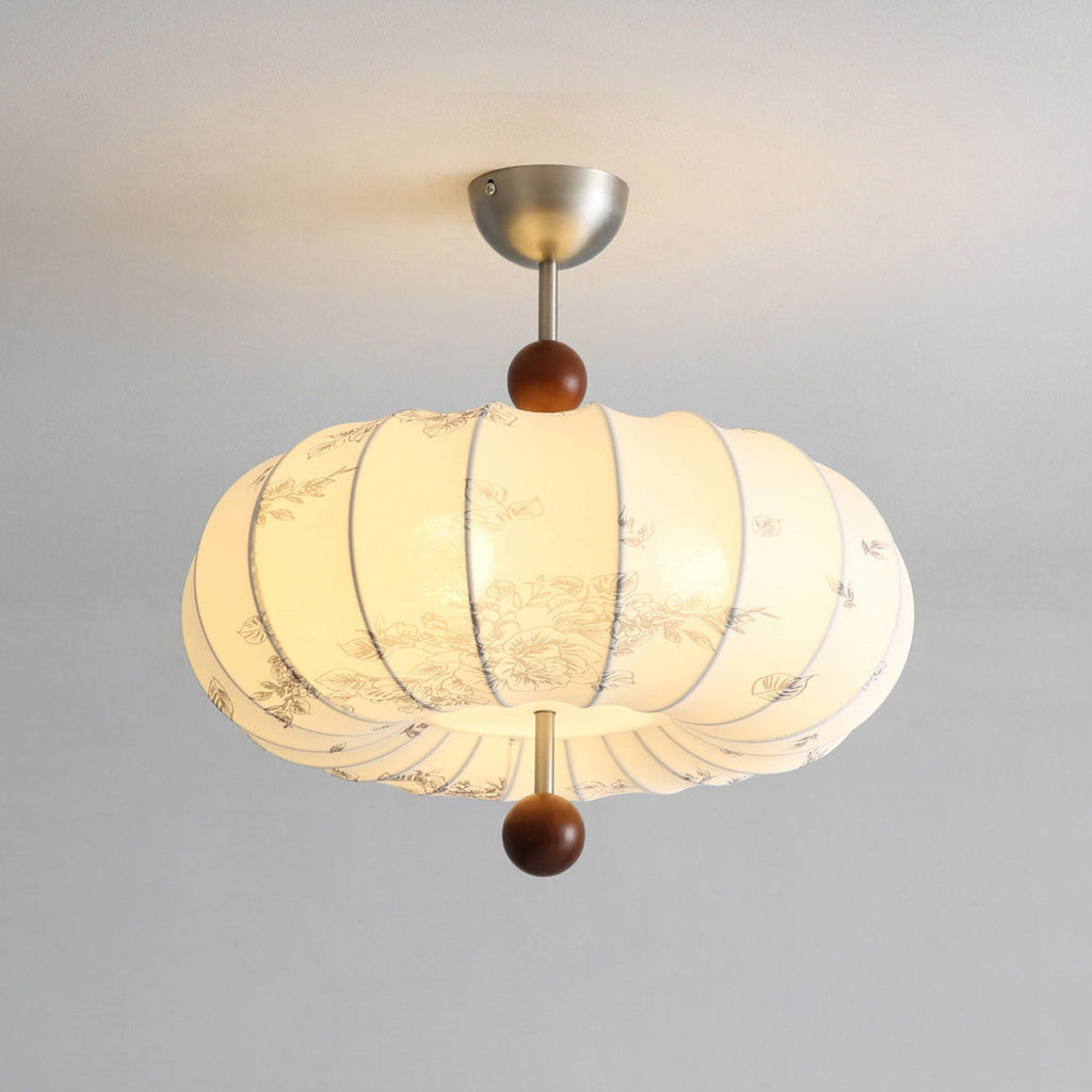 Amaya Fabric Lantern Pendant Light