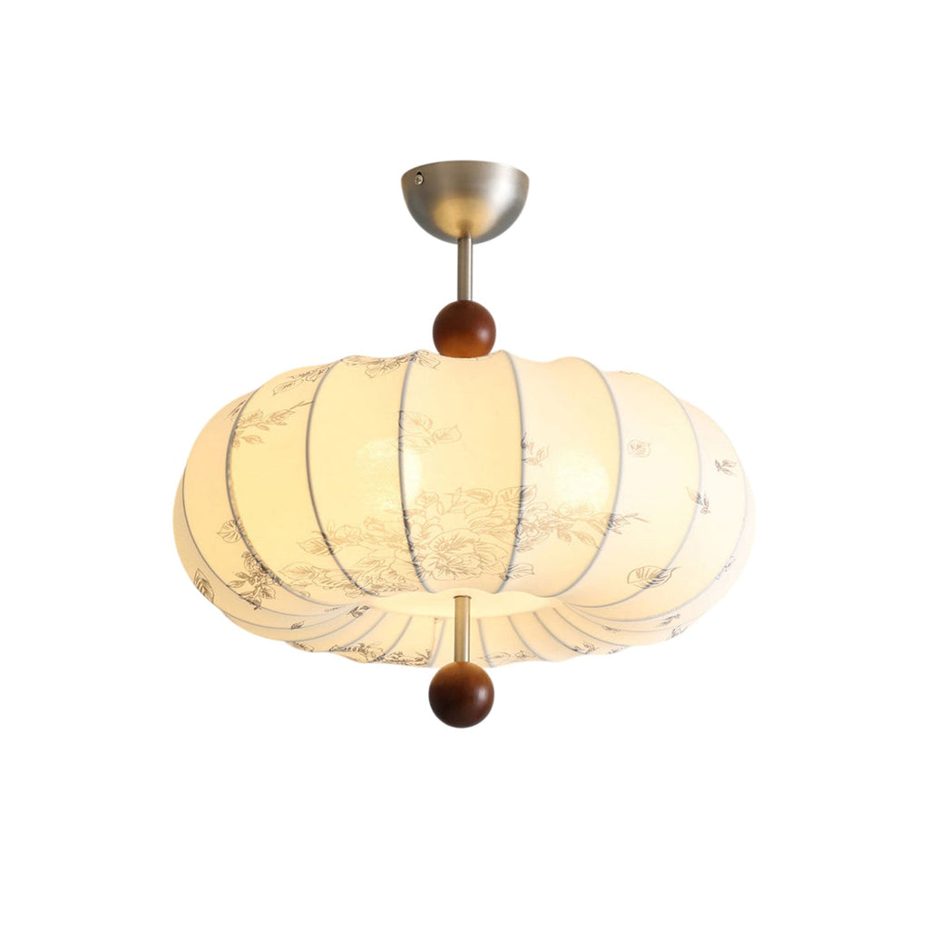 Amaya Fabric Lantern Pendant Light