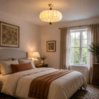 Amaya Fabric Lantern Pendant Light
