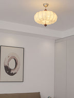 Amaya Fabric Lantern Pendant Light