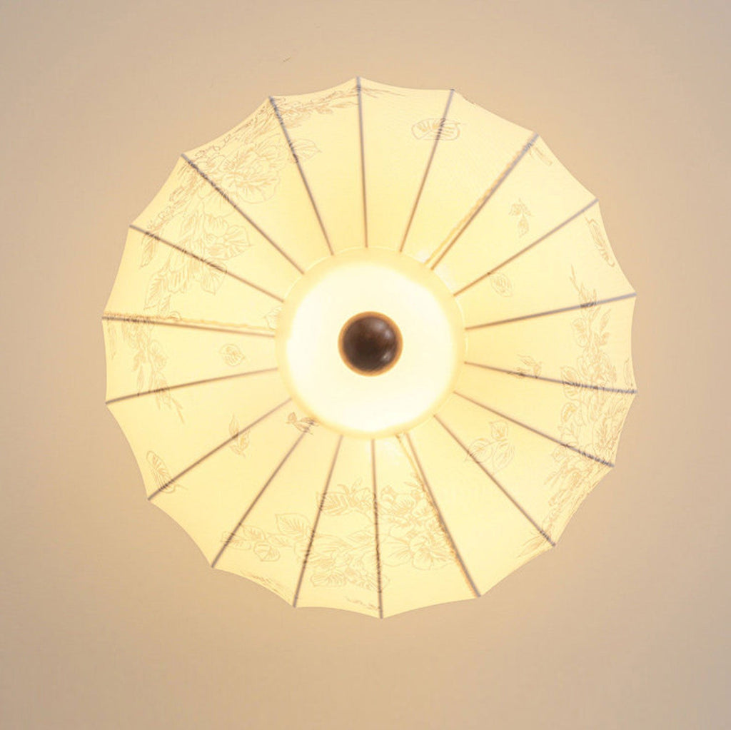Amaya Fabric Lantern Pendant Light