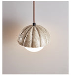 Fluted Orb Pendant Lamp