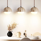 Fluted Orb Pendant Lamp