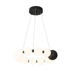 Celestial Bead Ring Chandelier