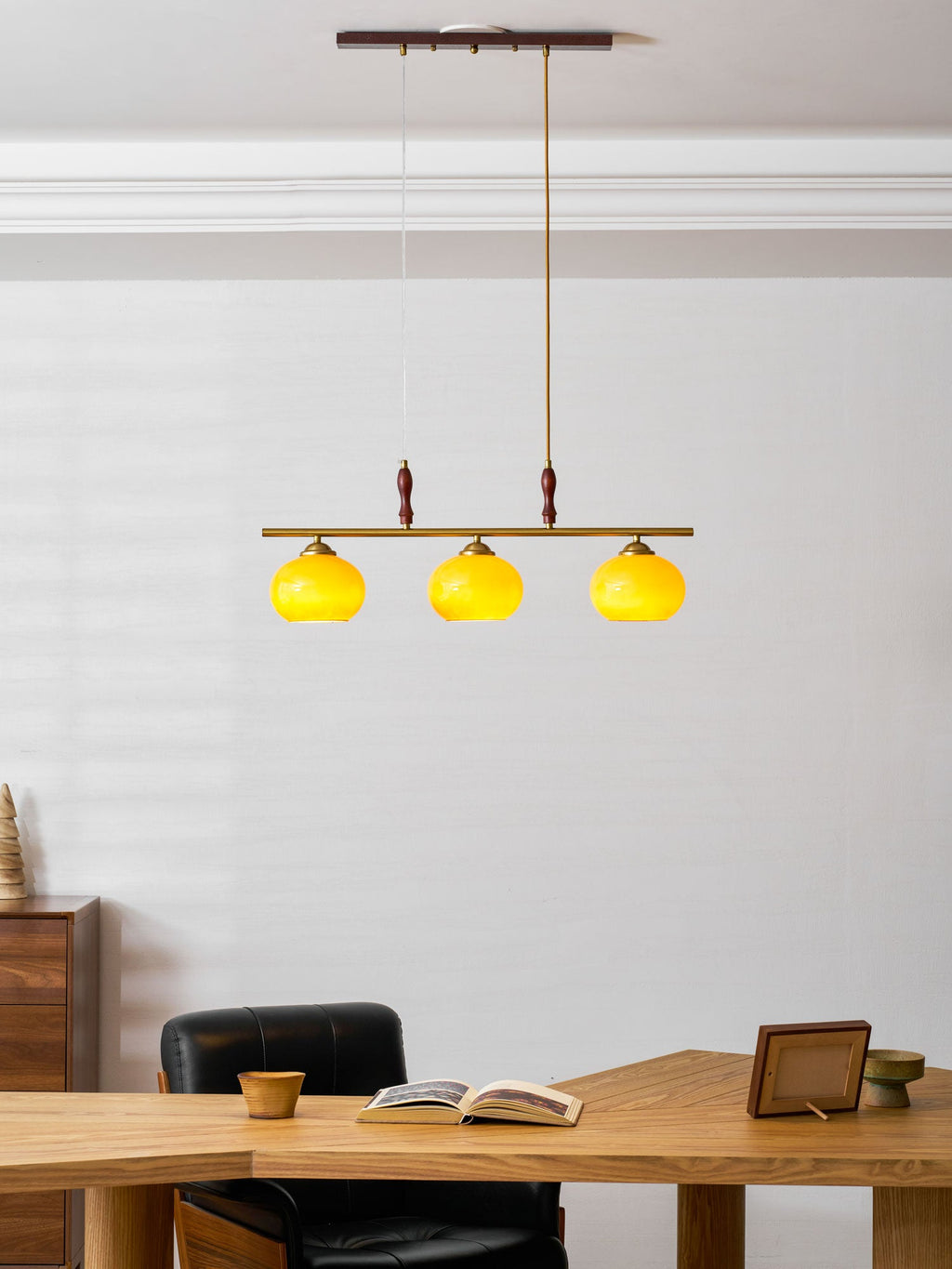 Amber Trio Pendant Lamp