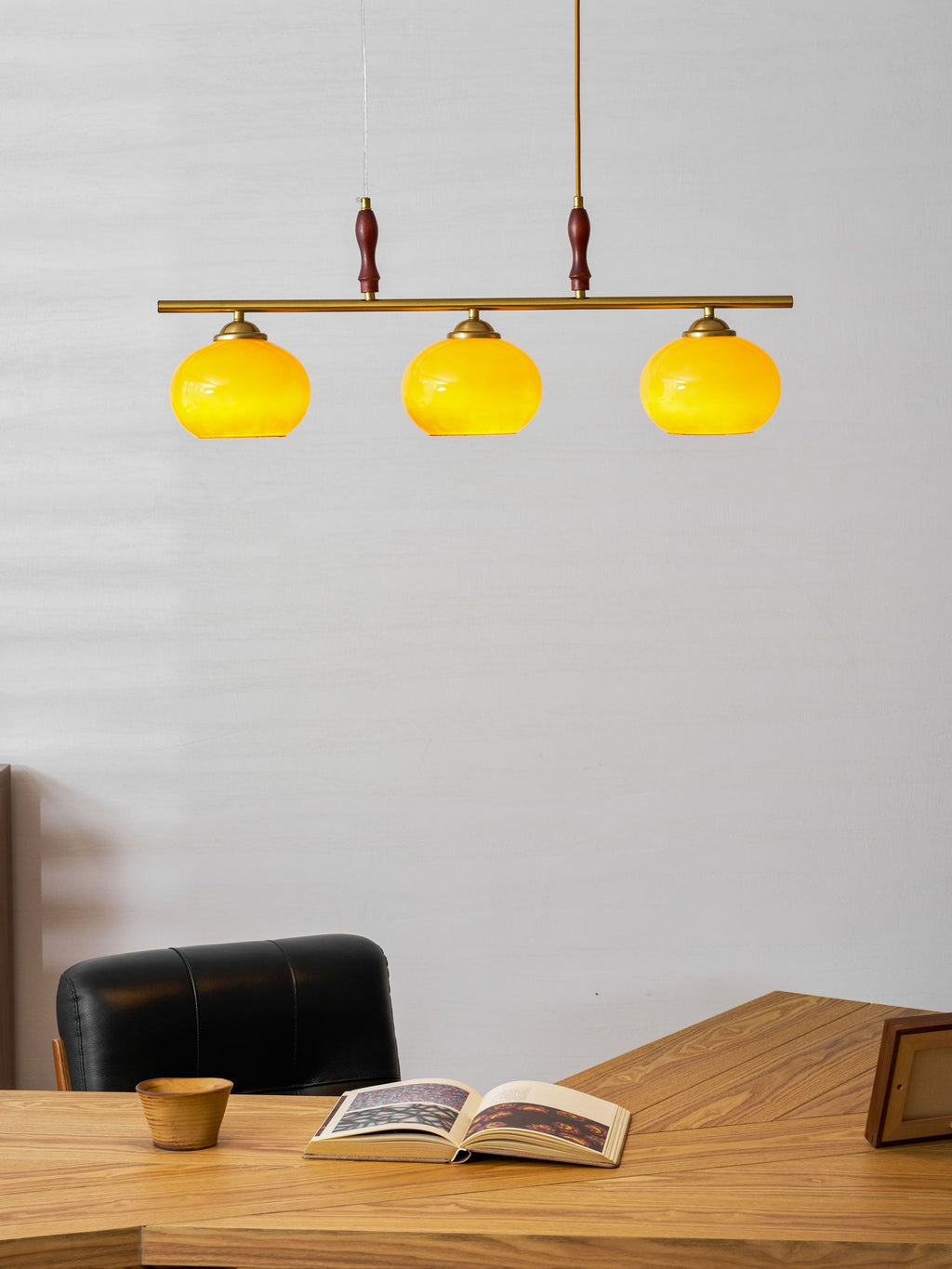 Amber Trio Pendant Lamp