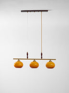 Amber Trio Pendant Lamp