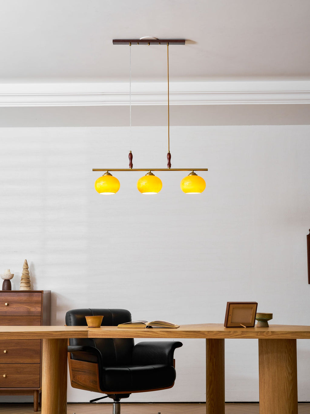 Amber Trio Pendant Lamp
