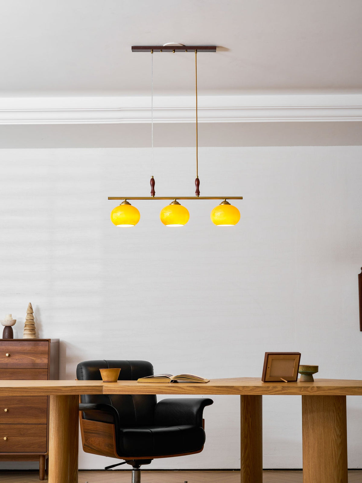Amber Trio Pendant Lamp