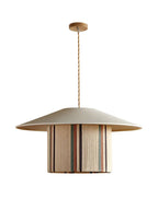 Eco Fabric Fringe Pendant Lamp