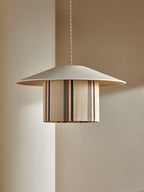 Eco Fabric Fringe Pendant Lamp