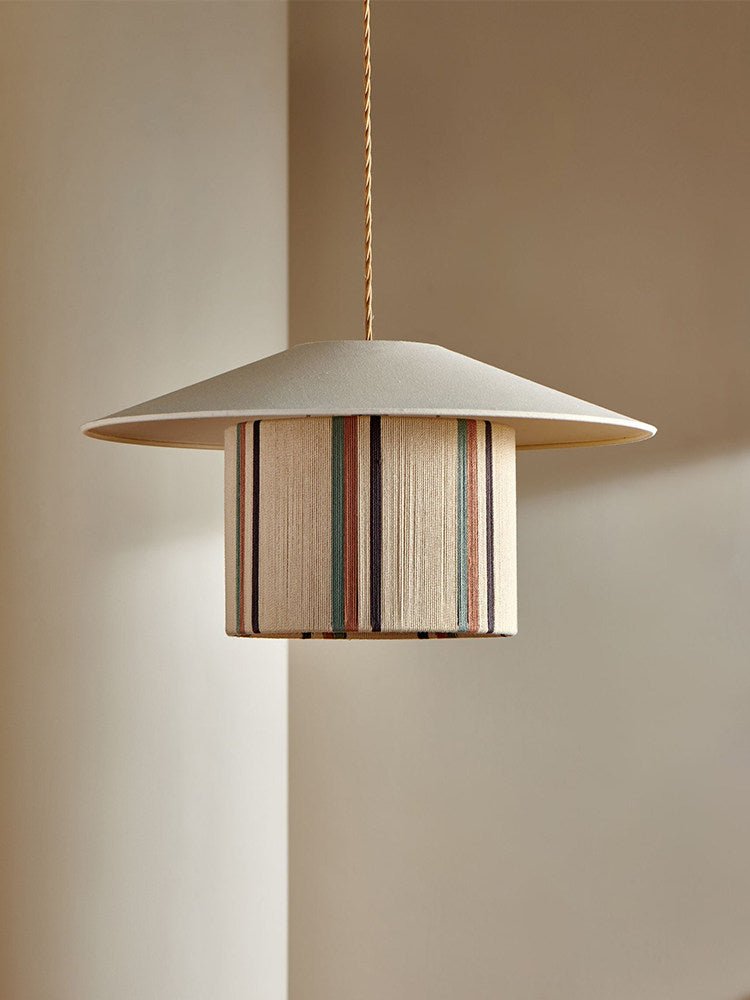 Eco Fabric Fringe Pendant Lamp