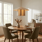 Eco Fabric Fringe Pendant Lamp