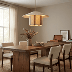 Eco Fabric Fringe Pendant Lamp