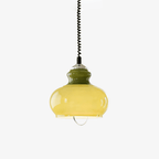 Gradient Glass Coil Pendant Light