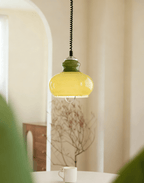 Gradient Glass Coil Pendant Light