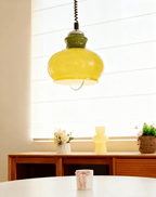 Gradient Glass Coil Pendant Light