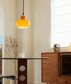 Gradient Glass Coil Pendant Light