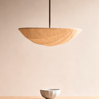 Fabric Saucer Pendant Light