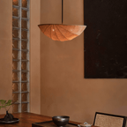 Fabric Saucer Pendant Light