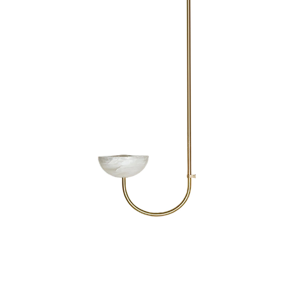 Lunaris Duo Alabaster Pendant Lamp