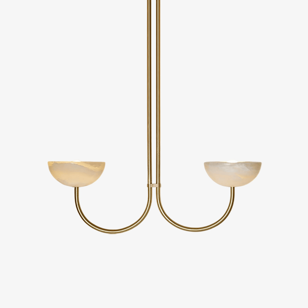 Lunaris Duo Alabaster Pendant Lamp
