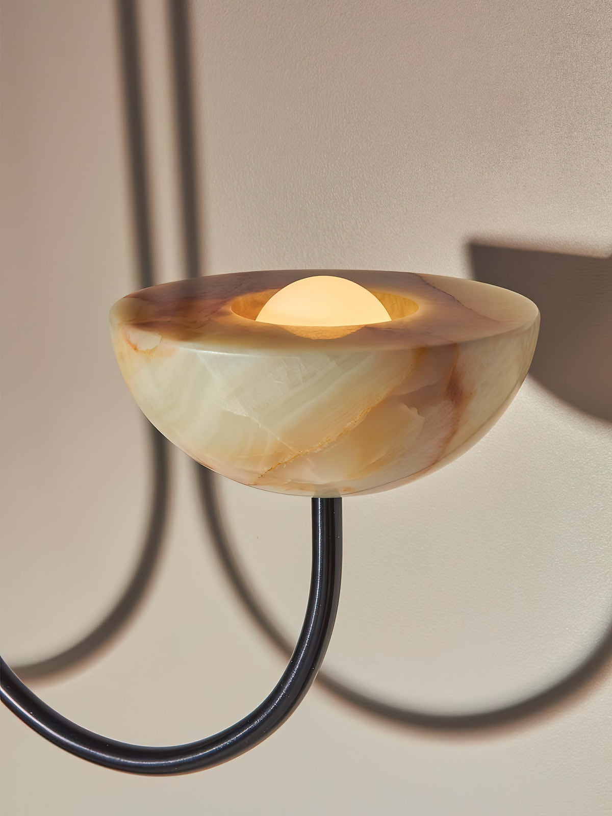 Lunaris Duo Alabaster Pendant Lamp