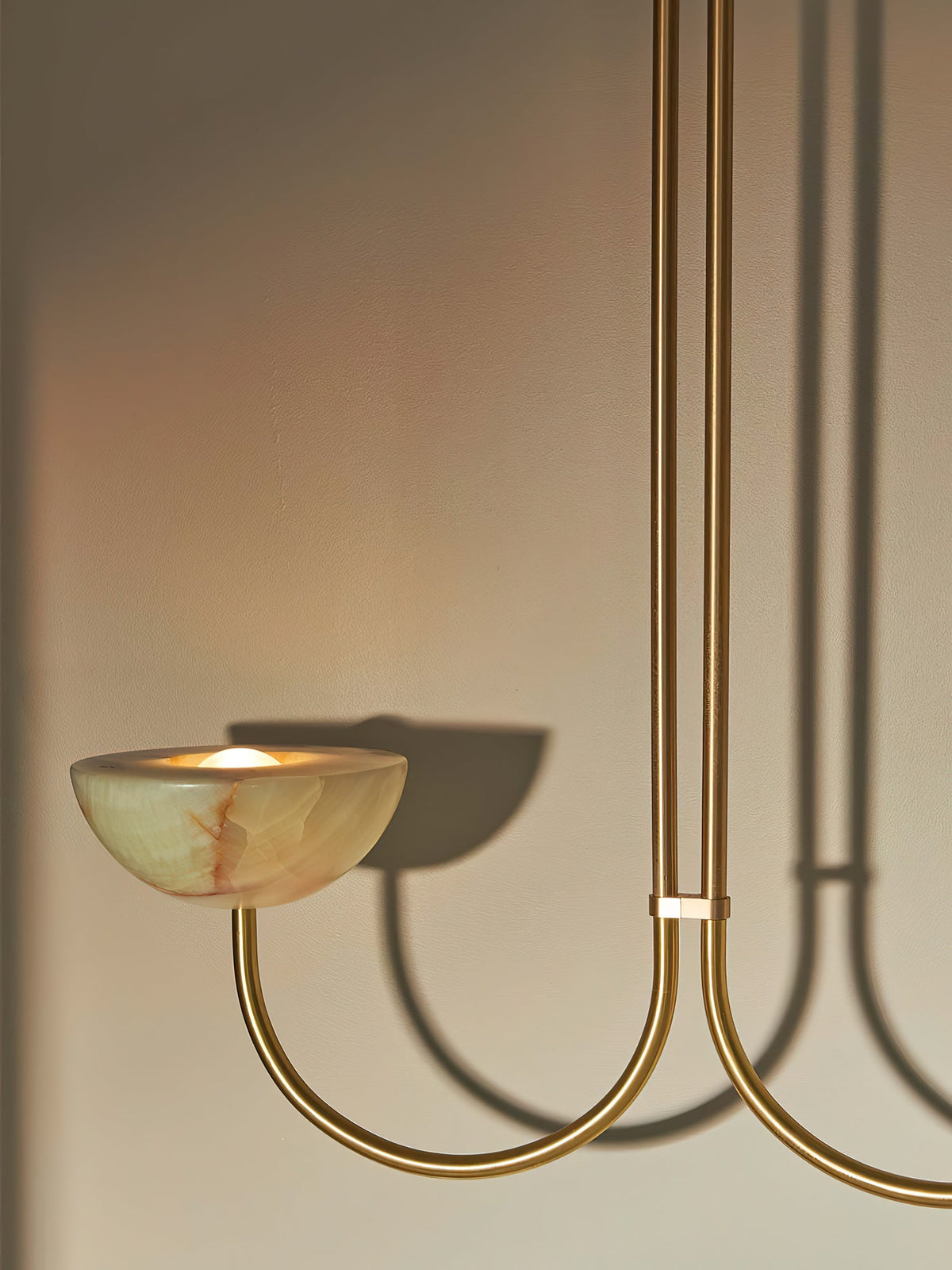 Lunaris Duo Alabaster Pendant Lamp