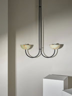 Lunaris Duo Alabaster Pendant Lamp