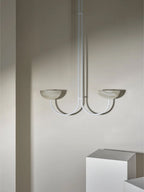 Lunaris Duo Alabaster Pendant Lamp